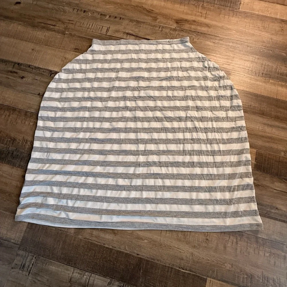 Bye Bye Calorie Car Seat Or Nursing Cover Grey White Striped